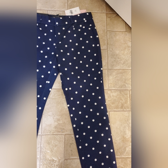 Banana Republic 0petite Polka Dot Sloan Pant - Picture 3 of 7